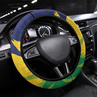 Rugby Saint Vincent and the Grenadines Steering Wheel Cover Go SVG Amazona Guildingii - Wonder Print Shop