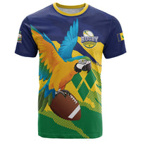 Custom Rugby Saint Vincent and the Grenadines T Shirt Go SVG Amazona Guildingii - Wonder Print Shop