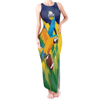 Custom Rugby Saint Vincent and the Grenadines Tank Maxi Dress Go SVG Amazona Guildingii - Wonder Print Shop