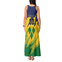 Custom Rugby Saint Vincent and the Grenadines Tank Maxi Dress Go SVG Amazona Guildingii - Wonder Print Shop