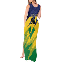 Custom Rugby Saint Vincent and the Grenadines Tank Maxi Dress Go SVG Amazona Guildingii - Wonder Print Shop