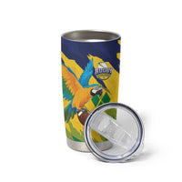 Custom Rugby Saint Vincent and the Grenadines Tumbler Cup Go SVG Amazona Guildingii - Wonder Print Shop