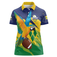 Custom Rugby Saint Vincent and the Grenadines Women Polo Shirt Go SVG Amazona Guildingii - Wonder Print Shop