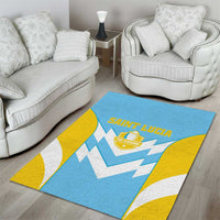 Rugby Saint Lucia Area Rug The Lucian Go Champion - Wonder Print Shop