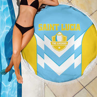 Rugby Saint Lucia Beach Blanket The Lucian Go Champion - Wonder Print Shop