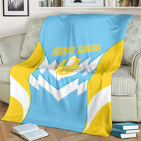Rugby Saint Lucia Blanket The Lucian Go Champion - Wonder Print Shop