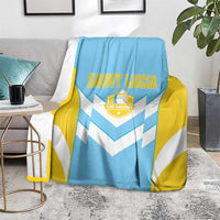 Rugby Saint Lucia Blanket The Lucian Go Champion - Wonder Print Shop