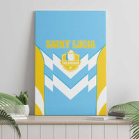 Rugby Saint Lucia Canvas Wall Art The Lucian Go Champion - Wonder Print Shop