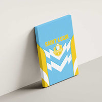 Rugby Saint Lucia Canvas Wall Art The Lucian Go Champion - Wonder Print Shop