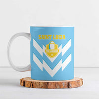 Custom Rugby Saint Lucia Ceramic Mug The Lucian Go Champion - Wonder Print Shop
