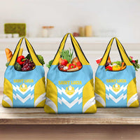 Rugby Saint Lucia Grocery Bag The Lucian Go Champion - Wonder Print Shop