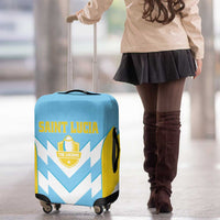 Rugby Saint Lucia Luggage Cover The Lucian Go Champion - Wonder Print Shop