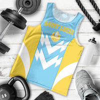 Custom Rugby Saint Lucia Men Tank Top The Lucian Go Champion - Wonder Print Shop