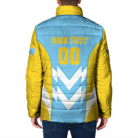 Custom Rugby Saint Lucia Padded Jacket The Lucian Go Champion - Wonder Print Shop