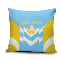 Rugby Saint Lucia Pillow Cover The Lucian Go Champion - Wonder Print Shop