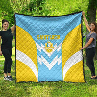 Rugby Saint Lucia Quilt The Lucian Go Champion - Wonder Print Shop