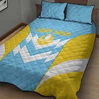 Rugby Saint Lucia Quilt Bed Set The Lucian Go Champion - Wonder Print Shop