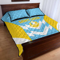 Rugby Saint Lucia Quilt Bed Set The Lucian Go Champion - Wonder Print Shop