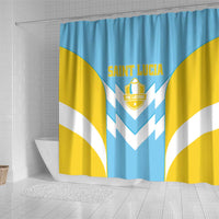 Rugby Saint Lucia Shower Curtain The Lucian Go Champion - Wonder Print Shop