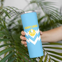 Custom Rugby Saint Lucia Skinny Tumbler The Lucian Go Champion - Wonder Print Shop