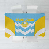 Rugby Saint Lucia Tablecloth The Lucian Go Champion - Wonder Print Shop