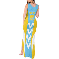 Custom Rugby Saint Lucia Tank Maxi Dress The Lucian Go Champion - Wonder Print Shop