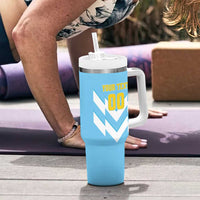 Custom Rugby Saint Lucia Tumbler With Handle The Lucian Go Champion - Wonder Print Shop
