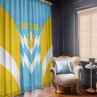 Rugby Saint Lucia Window Curtain The Lucian Go Champion - Wonder Print Shop