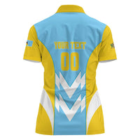 Custom Rugby Saint Lucia Women Polo Shirt The Lucian Go Champion - Wonder Print Shop