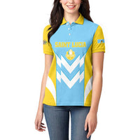 Custom Rugby Saint Lucia Women Polo Shirt The Lucian Go Champion - Wonder Print Shop