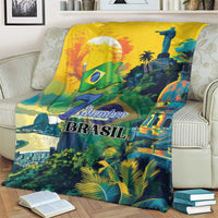 Brazil Sete de Setembro Blanket Brasil Rio de Janeiro Art Style - Wonder Print Shop