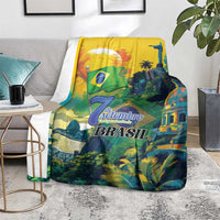 Brazil Sete de Setembro Blanket Brasil Rio de Janeiro Art Style - Wonder Print Shop