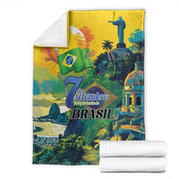 Brazil Sete de Setembro Blanket Brasil Rio de Janeiro Art Style - Wonder Print Shop