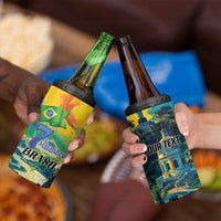 Personalized Brazil Sete de Setembro 4 in 1 Can Cooler Tumbler Brasil Rio de Janeiro Art Style - Wonder Print Shop