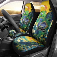 Brazil Sete de Setembro Car Seat Cover Brasil Rio de Janeiro Art Style - Wonder Print Shop
