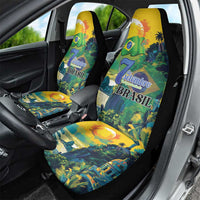 Brazil Sete de Setembro Car Seat Cover Brasil Rio de Janeiro Art Style - Wonder Print Shop
