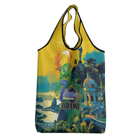 Brazil Sete de Setembro Grocery Bag Brasil Rio de Janeiro Art Style - Wonder Print Shop