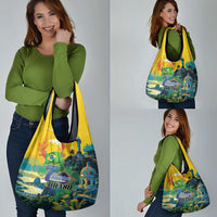 Brazil Sete de Setembro Grocery Bag Brasil Rio de Janeiro Art Style - Wonder Print Shop