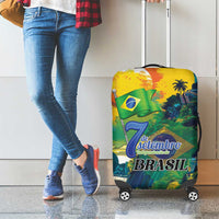 Brazil Sete de Setembro Luggage Cover Brasil Rio de Janeiro Art Style - Wonder Print Shop