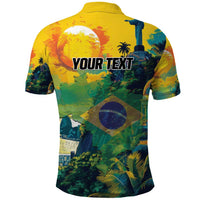 Personalized Brazil Sete de Setembro Polo Shirt Brasil Rio de Janeiro Art Style - Wonder Print Shop