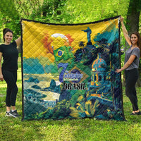 Brazil Sete de Setembro Quilt Brasil Rio de Janeiro Art Style - Wonder Print Shop