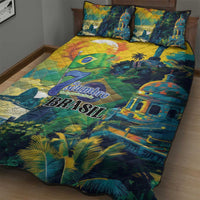 Brazil Sete de Setembro Quilt Bed Set Brasil Rio de Janeiro Art Style - Wonder Print Shop