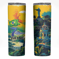 Personalized Brazil Sete de Setembro Skinny Tumbler Brasil Rio de Janeiro Art Style - Wonder Print Shop