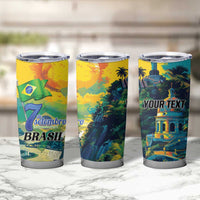 Personalized Brazil Sete de Setembro Tumbler Cup Brasil Rio de Janeiro Art Style - Wonder Print Shop