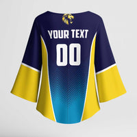 Custom St Lucia Kings Cricket Kimono Sleeve Blouse Beinspired Come On - Wonder Print Shop