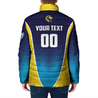 Custom St Lucia Kings Cricket Padded Jacket Beinspired Come On - Wonder Print Shop