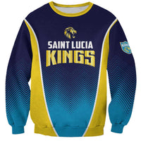 Custom St Lucia Kings Cricket Sweatshirt Beinspired Come On - Wonder Print Shop