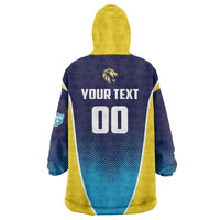 Custom St Lucia Kings Cricket Wearable Blanket Hoodie Beinspired Come On - Wonder Print Shop