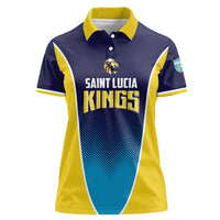 Custom St Lucia Kings Cricket Women Polo Shirt Beinspired Come On - Wonder Print Shop