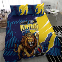 Kings Saint Lucia Champions Cricket Bedding Set St Lucia Glory Awaits - Wonder Print Shop